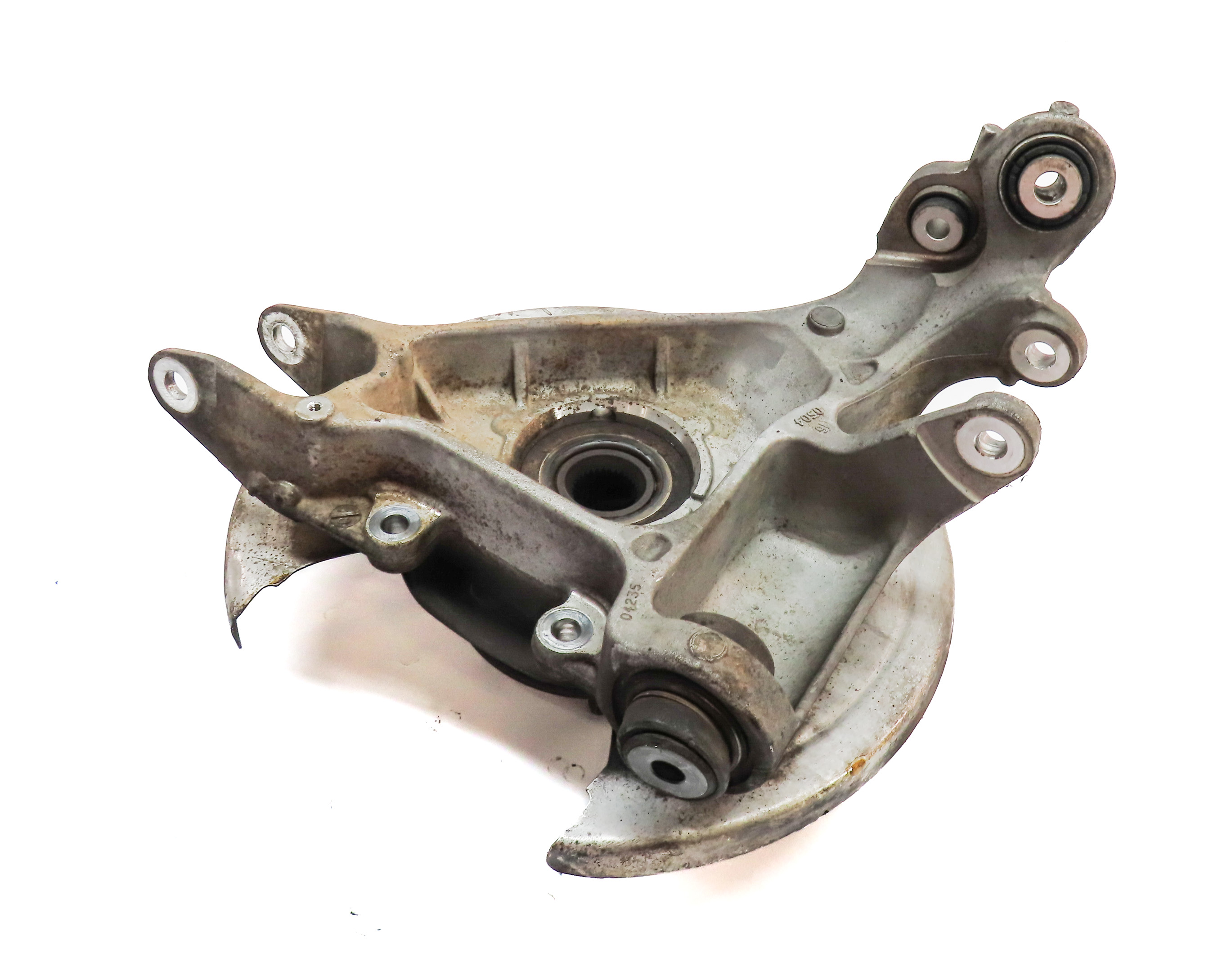 2014-2017 RANGE ROVER SPORT (L494) REAR LEFT DRIVER SPINDLE KNUCKLE WHEEL HUB — exact item pictured
